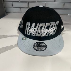 LAS VEGAS RAIDERS NFL NEW ERA 59FIFTY OFFICIAL 2022 DRAFT Snapback BLK HAT/CAP